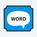 Word Vector Icon